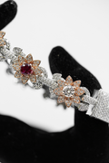 Two Tone Flower Bracelet