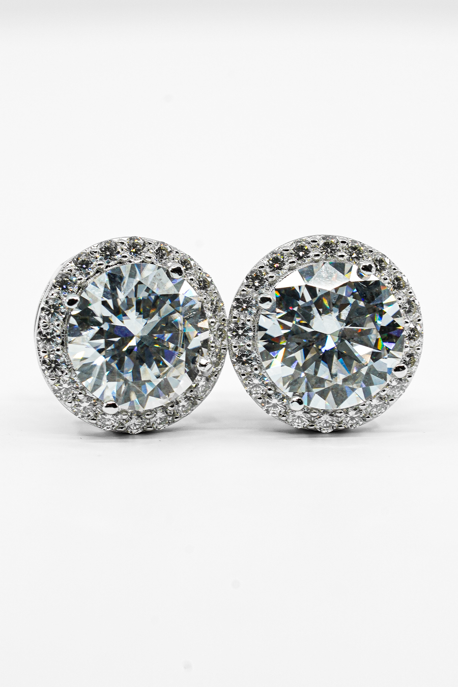 Round Stud Earrings
