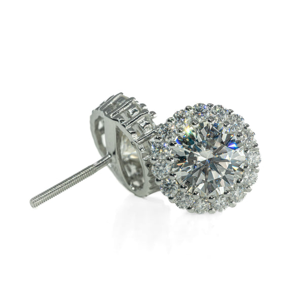Halo Stud Earrings — alternate view