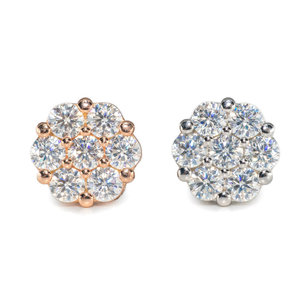 Flower Cluster Stud Earrings — alternate view