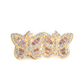 Butterfly Baguette Earrings