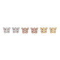 Butterfly Baguette Earrings
