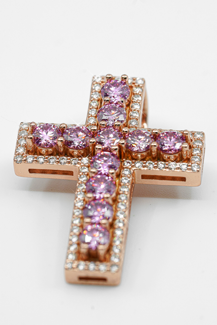 Pink Cross Pendant