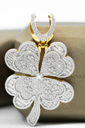 Clover With Baguette Pendant