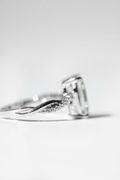 Emerald 4ct Ring With Infinite Band