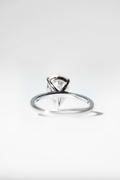 4ct Pear Shape Plain Band