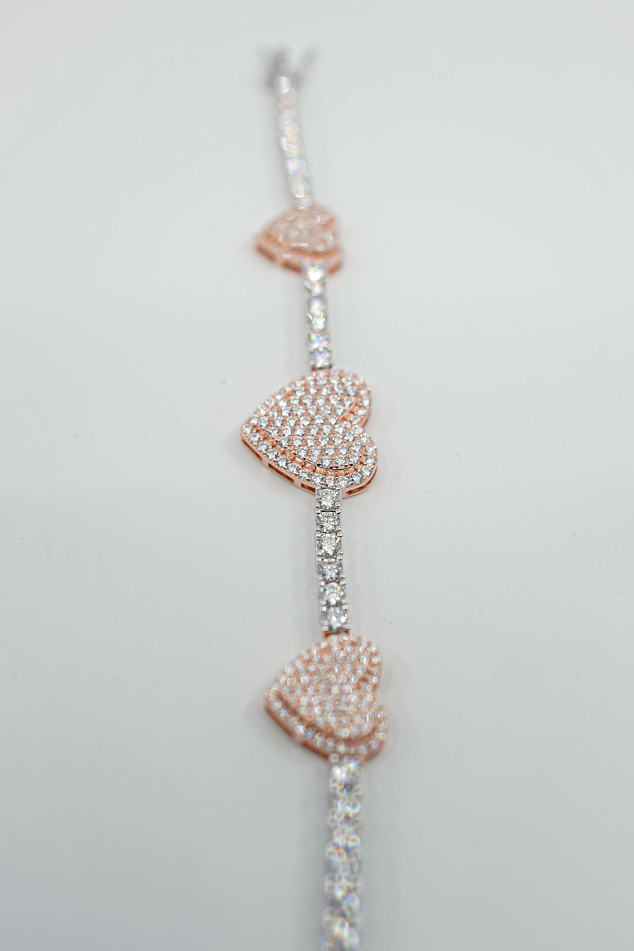 Heart Tennis Bracelet