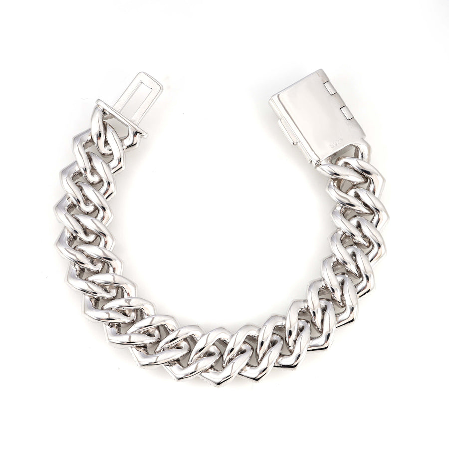 15mm Cuban Bugatte Bracelet