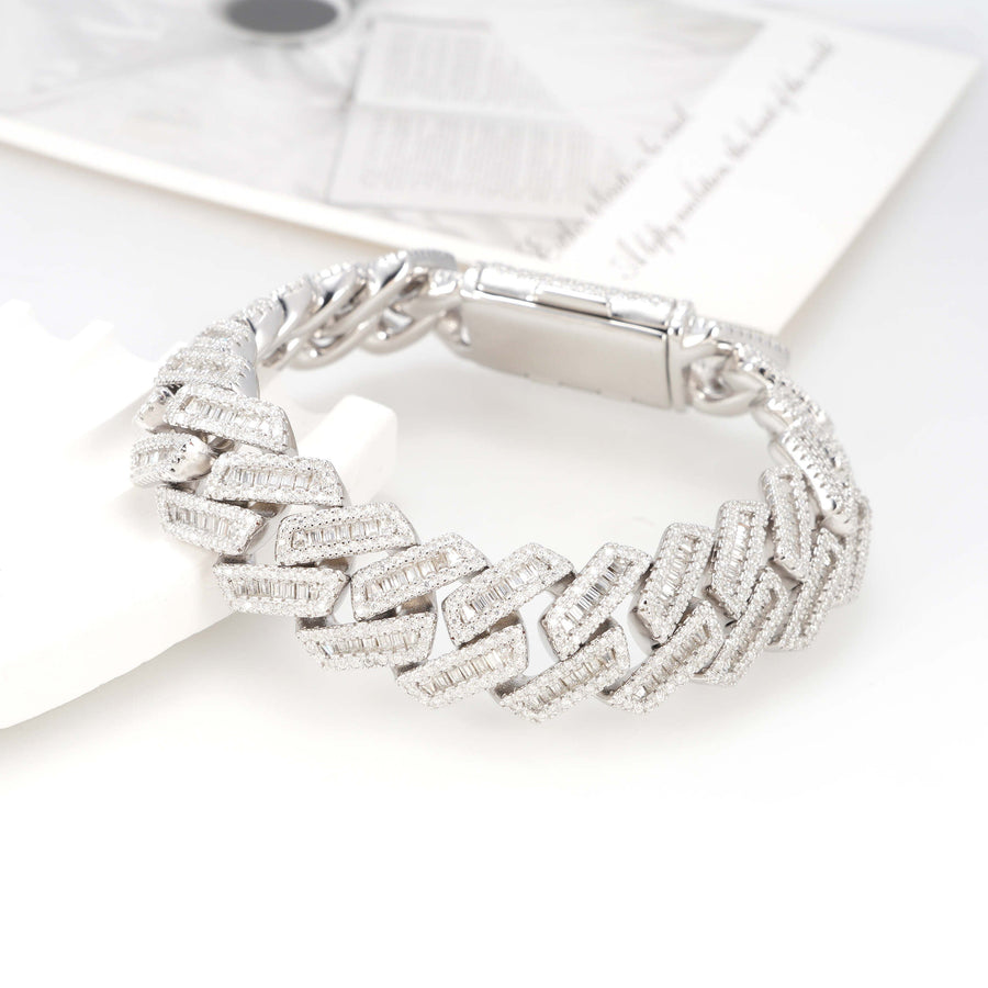 15mm Cuban Bugatte Bracelet