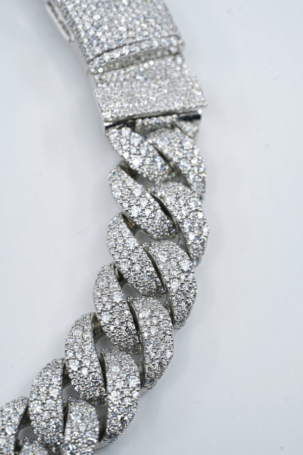 22mm Mosaic Cuban Link Chain