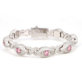 Infinity Colorful Eye Bracelet – Green & Pink Edition