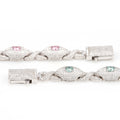 Infinity Colorful Eye Bracelet – Green & Pink Edition