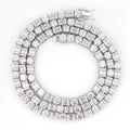 Baguette & Honey Cut 5MM Tennis Chain