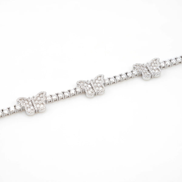 Butterfly Tennis Bracelet — alternate view