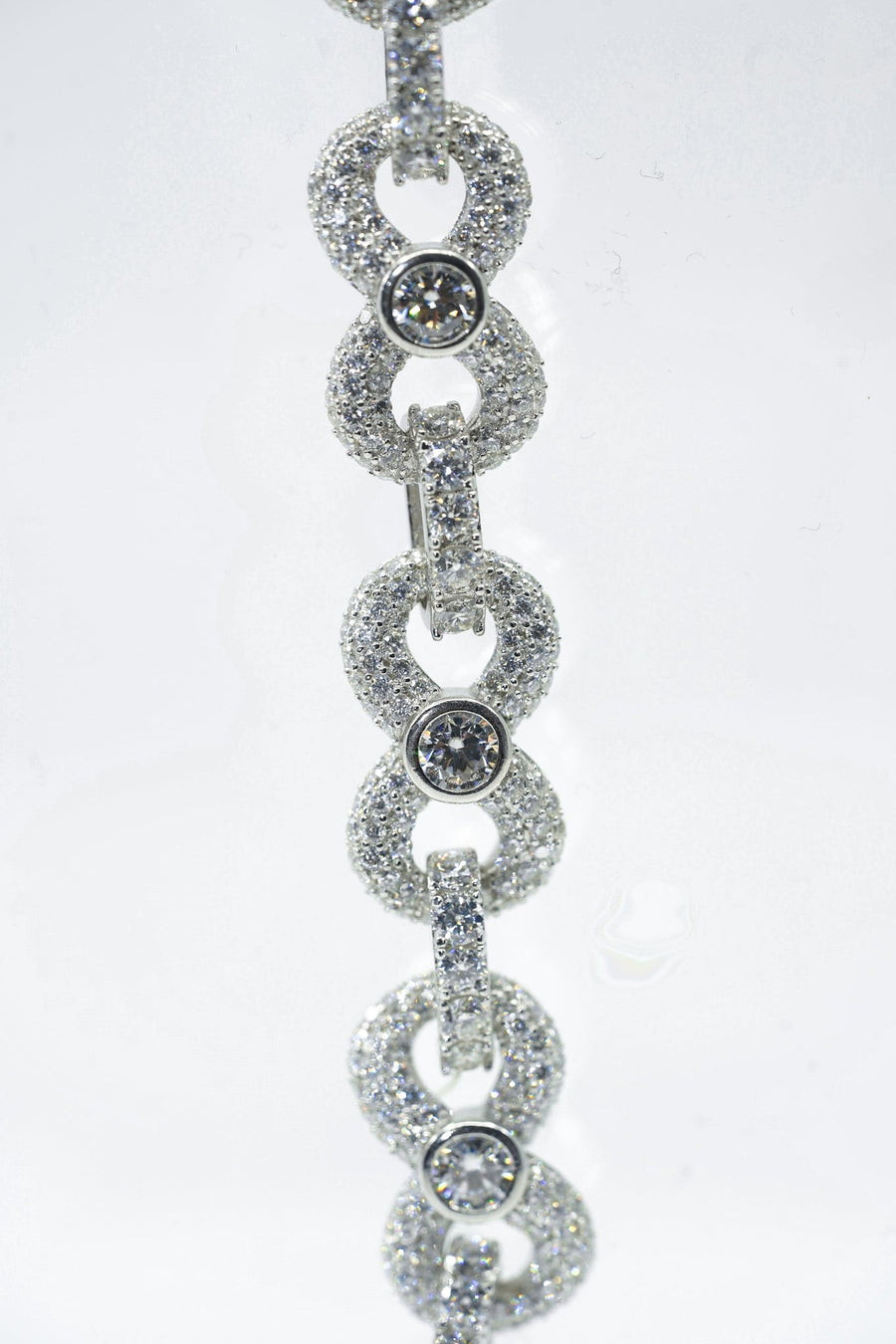 Infinity Bracelet With Center Stone