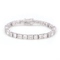 Baguette & Honey Cut 5MM Tennis Bracelet