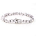Baguette & Honey Cut 5MM Tennis Bracelet