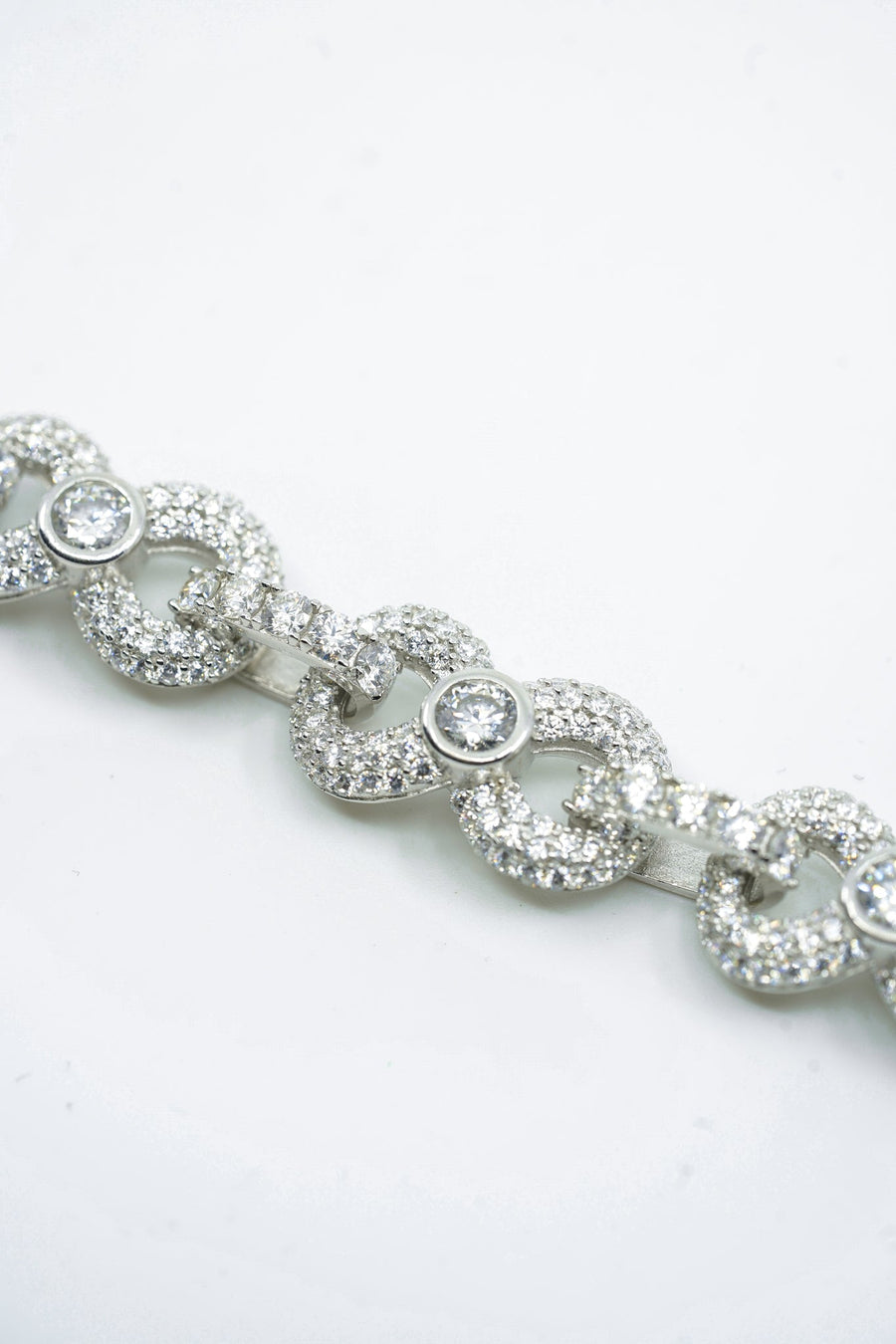 Infinity Bracelet With Center Stone