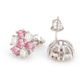 Flower Clsuter Stud Earrings