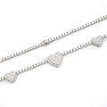 Heart Tennis Chain