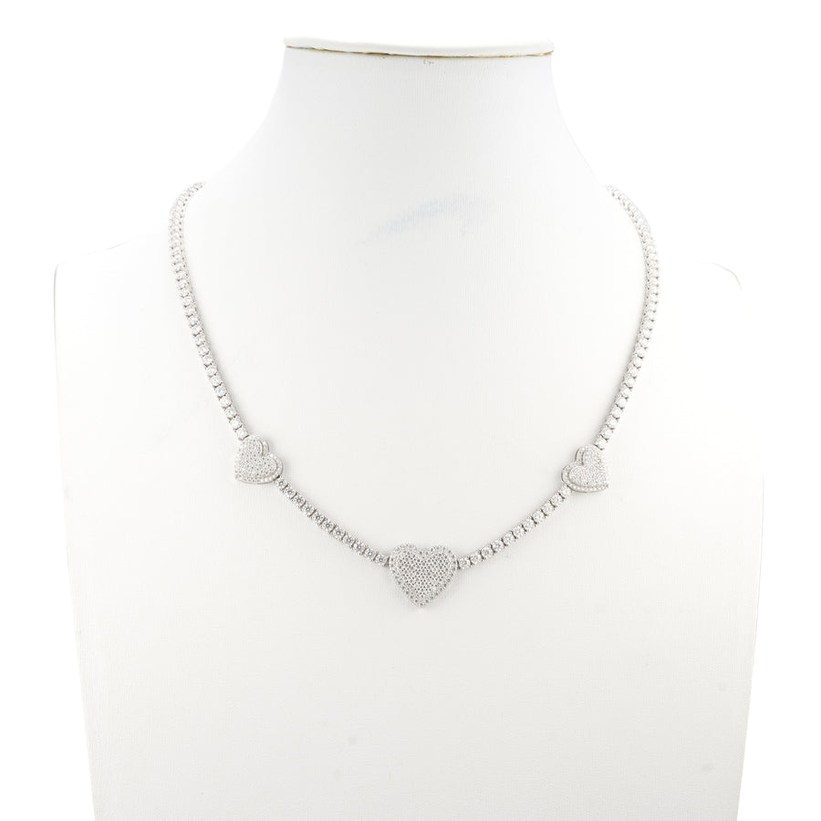 Heart Tennis Chain