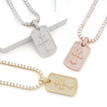 Chrome Heart Dog Tag Pendant