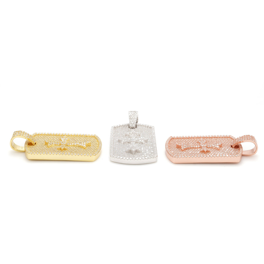 Chrome Heart Dog Tag Pendant