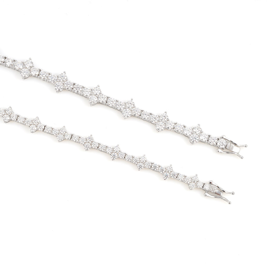Cross Tennis Bracelet
