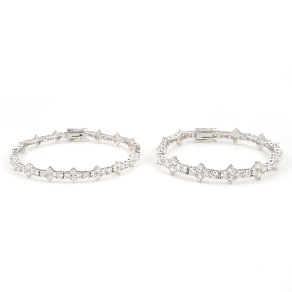 Cross Tennis Bracelet