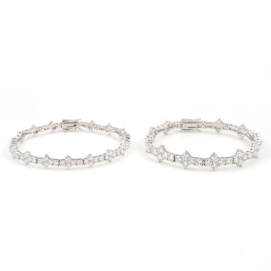 Cross Tennis Bracelet