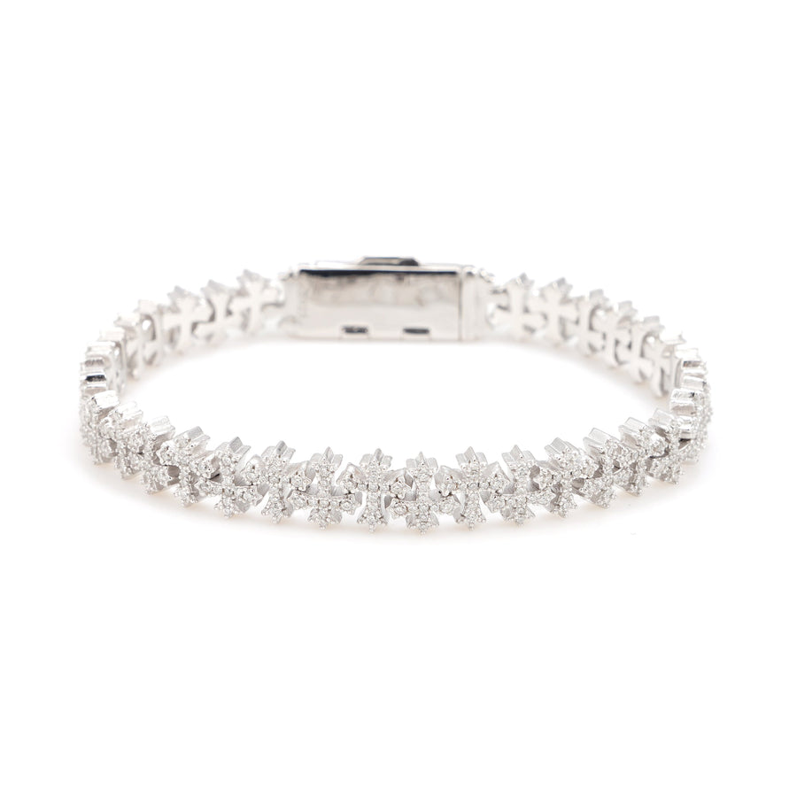 Cross-Pattern Bracelet