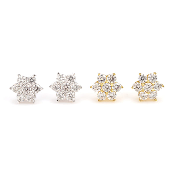 SPIKE FLOWER EARRINGS