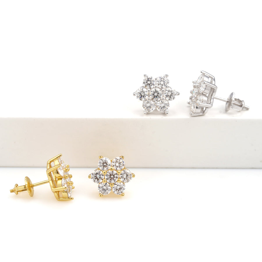 SPIKE FLOWER EARRINGS