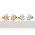 SPIKE FLOWER EARRINGS