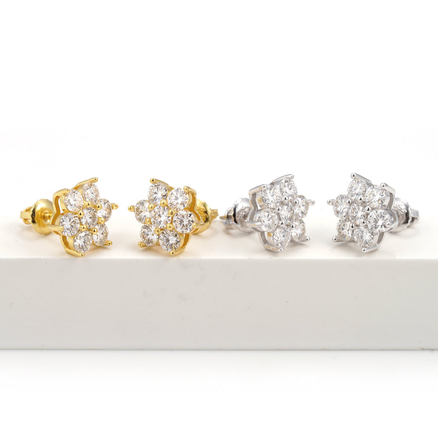 SPIKE FLOWER EARRINGS
