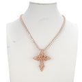 Cross With Roses Pendant
