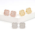 Iced Clover  Earrings