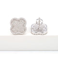 Iced Clover  Earrings
