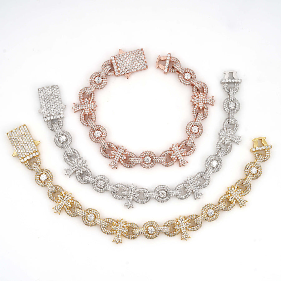 Iced Royal Bow Bracelet