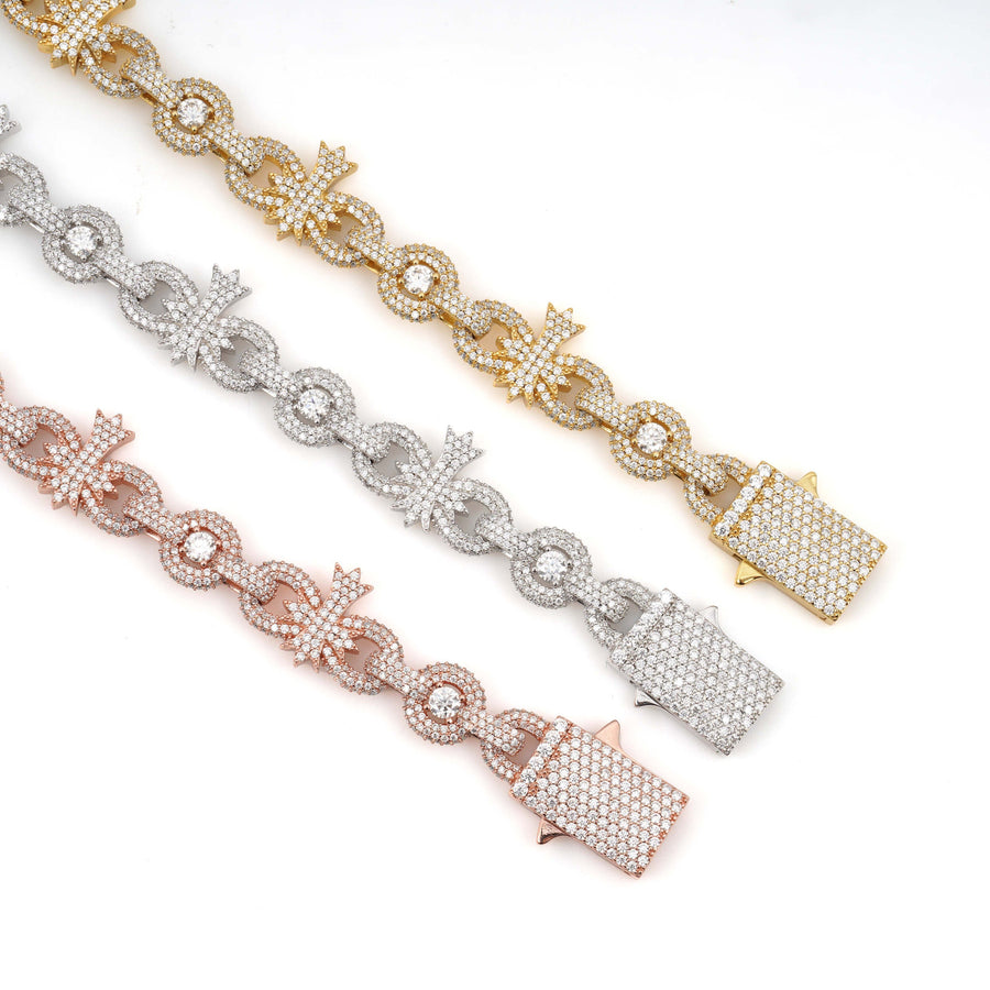 Iced Royal Bow Bracelet