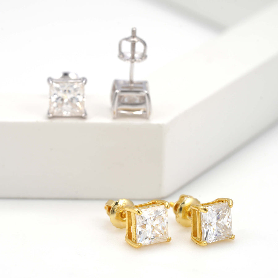 Square Stud Earrings