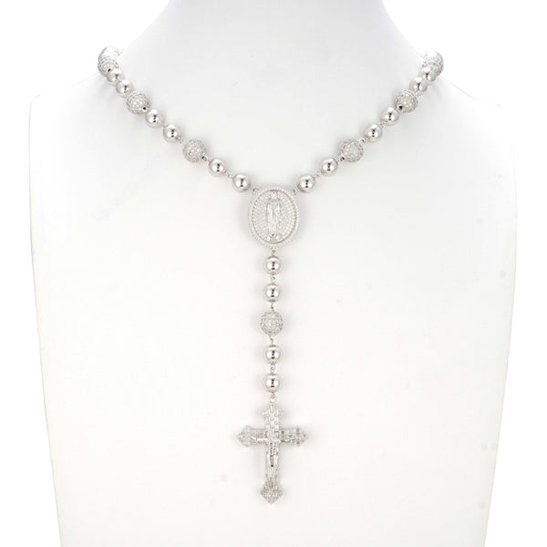 Iced Rosary Ball Chain — alternate view
