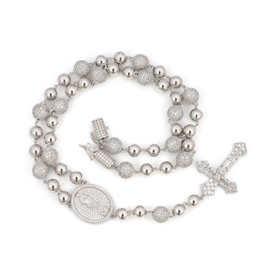Iced Rosary Ball Chain