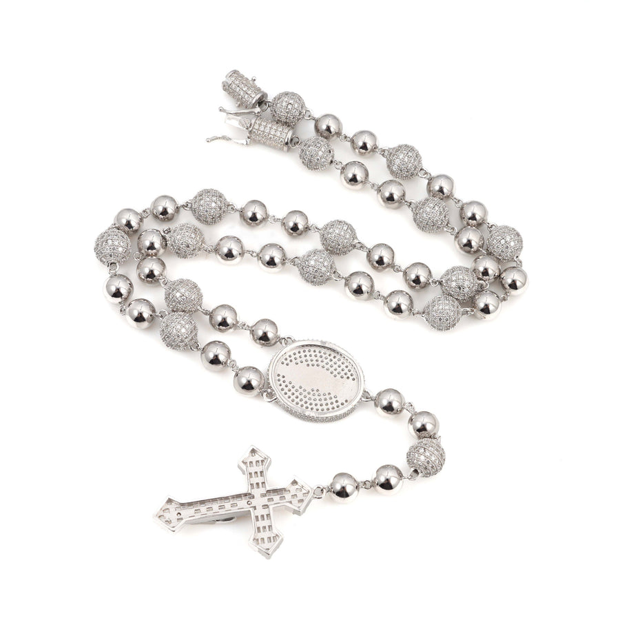 Iced Rosary Ball Chain