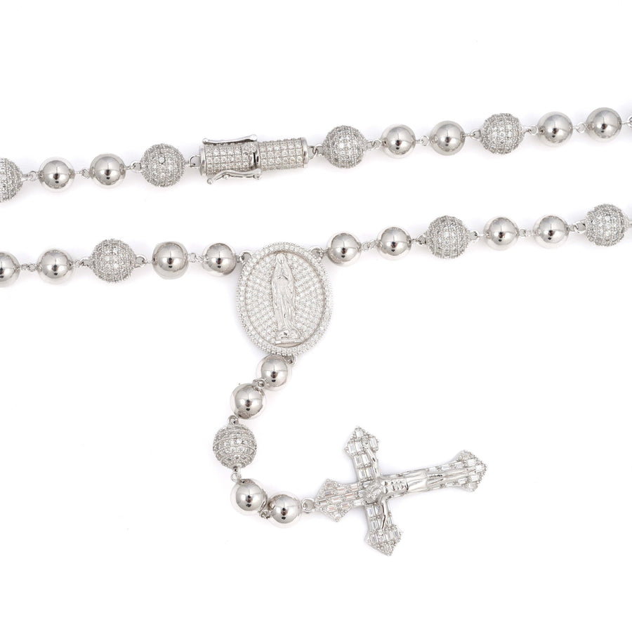 Iced Rosary Ball Chain