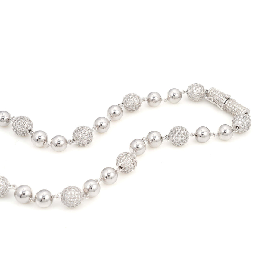 Iced Rosary Ball Chain