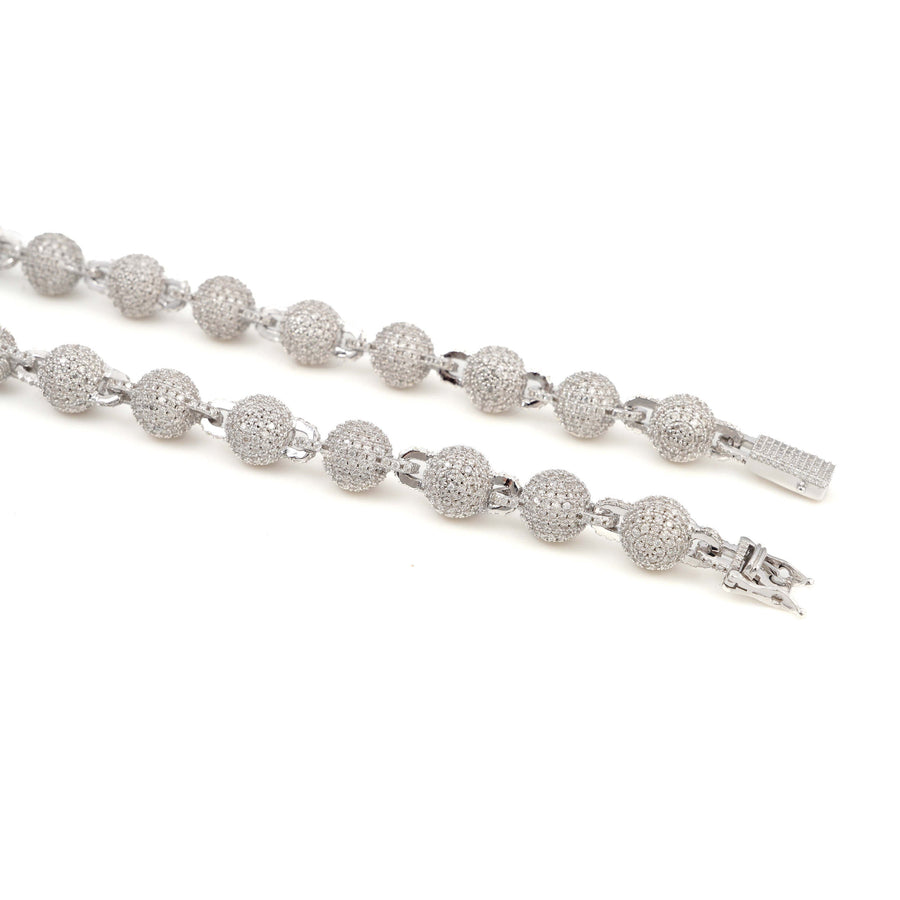 Iced Bead Cross Chain