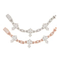 Iced Cross Link Bracelet
