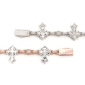 Iced Cross Link Bracelet