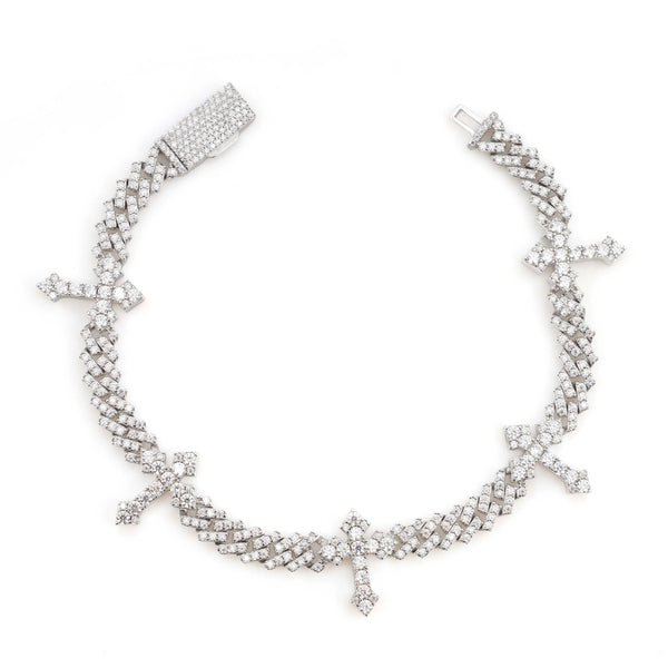 CROSS CUBAN BRACELET